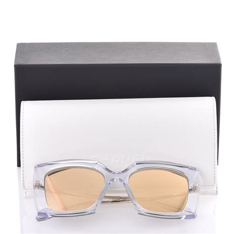 sunglasses v chanel golden arm mask|CHANEL 24K Gold Mirror Square Sunglasses 6051.